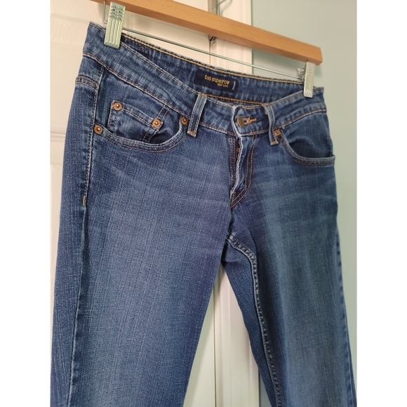 Levi's TOO SUPERLOW BOOT 524 Women's 0 Medium Cotton Blue Jeans - Picture 3 of 6
